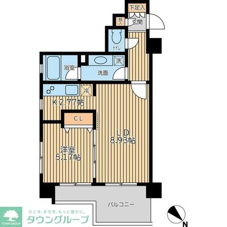 CITY SPIRE 三ノ輪の物件間取画像